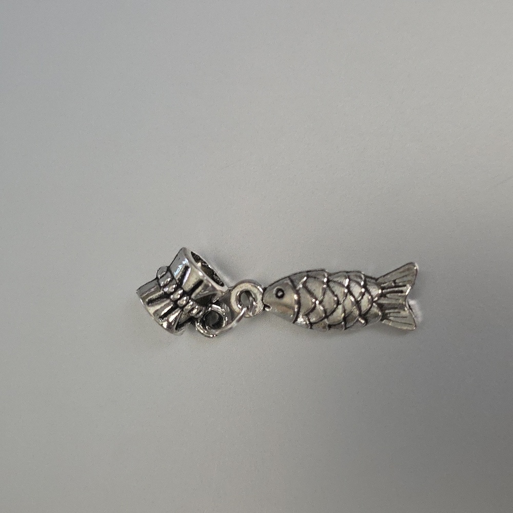 FISH  Charm for European Style Bracelets Tibeten alloys